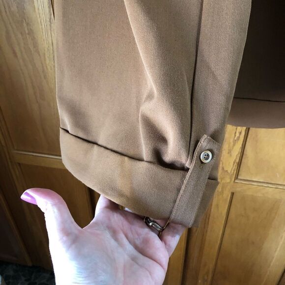 Petite Studio Pleated Wide Leg Pants - L - Picture 6 of 13